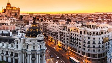 billig hyrbil på Madrid flygplats