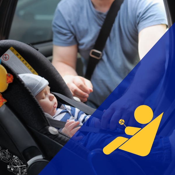 Noleggio auto con seggiolino per bambini