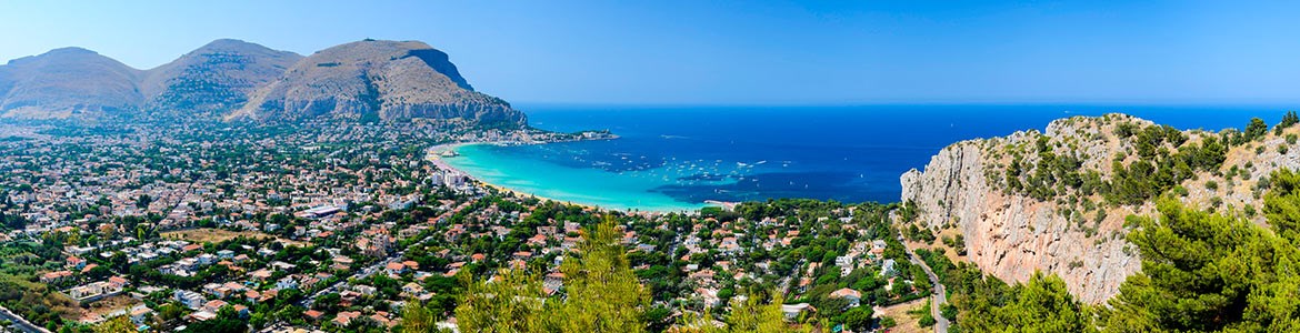 Monte Pellegrino Reservaat en Monreale Palermo strand Autoverhuur